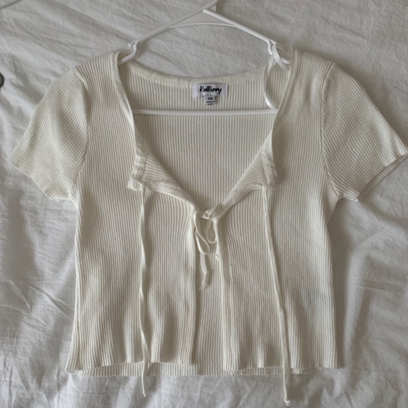 Peppermayo Tops - PEPPERMAYO white tie front top